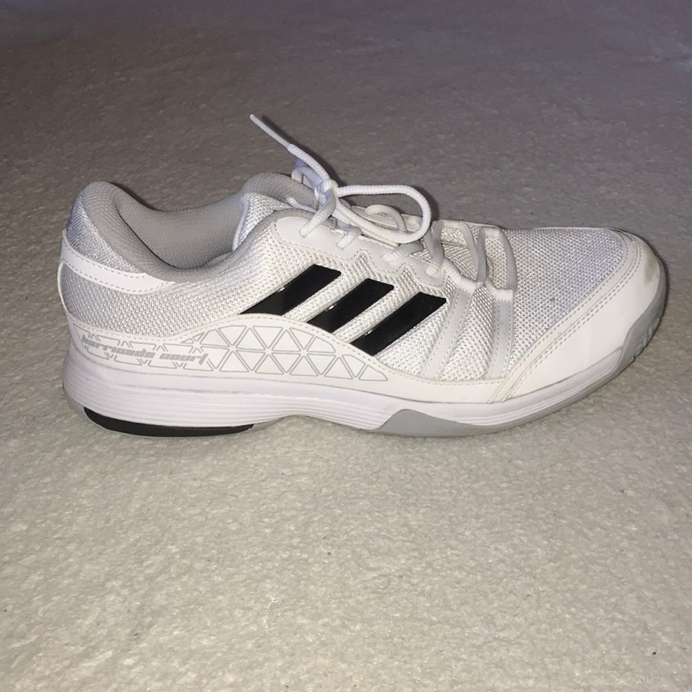 White Adidas Tennis Shoes Size 10